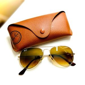 Ray-ban aviators (small) w/case